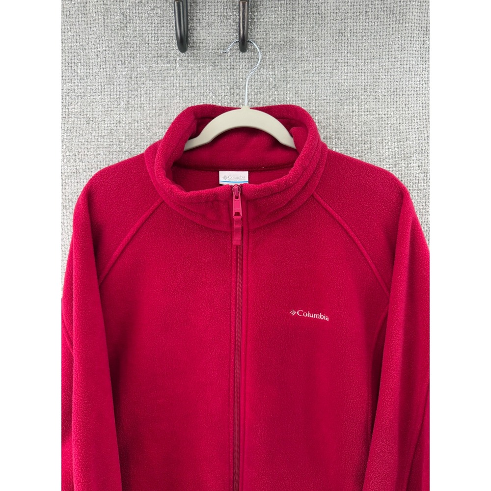 Columbia Women's 3X Three‎ Lakes Full Zip Fleece Jacket Zip Pockets Outdoor